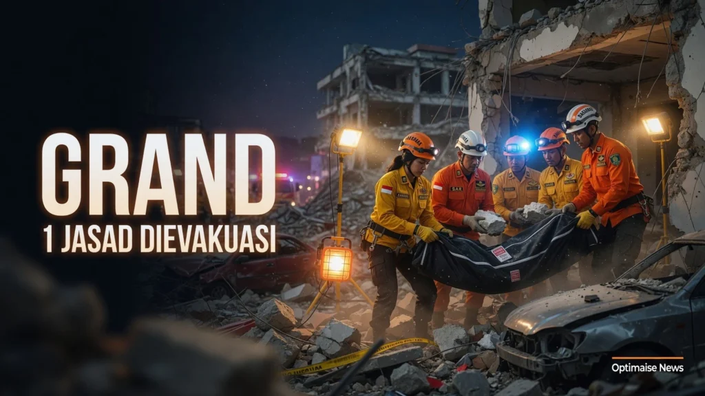 1 Jasad Dievakuasi Dini Hari Usai Ledakan Rumah Grand