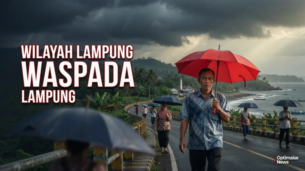 10 Wilayah Lampung Waspada Hujan Ringan Siang-Sore 21 Juli