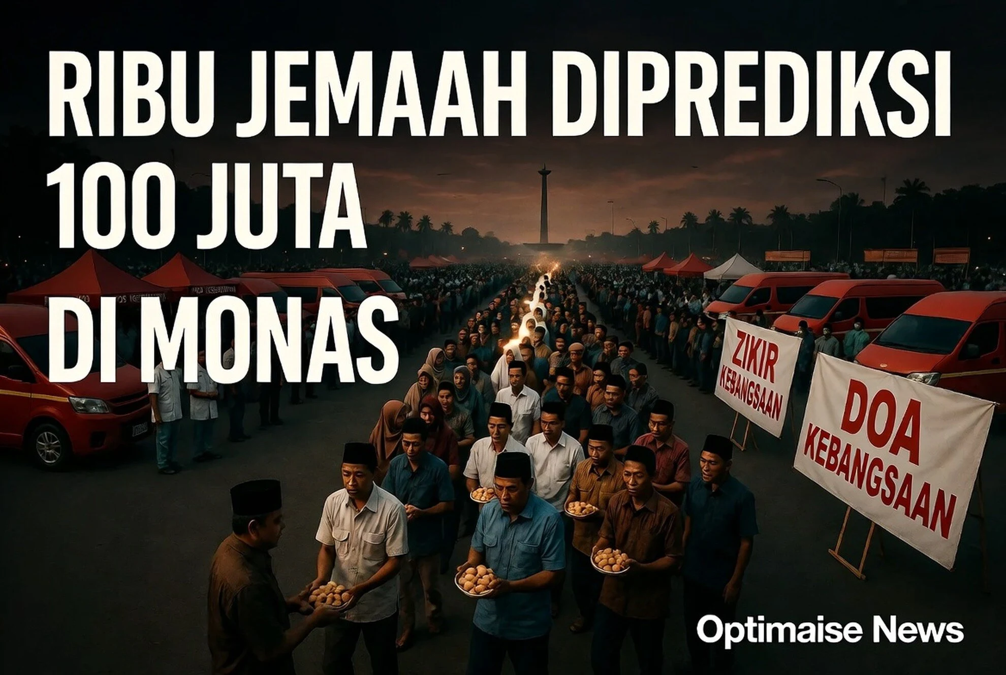 100 Ribu Jemaah Diprediksi Hadiri Zikir Kebangsaan di Monas