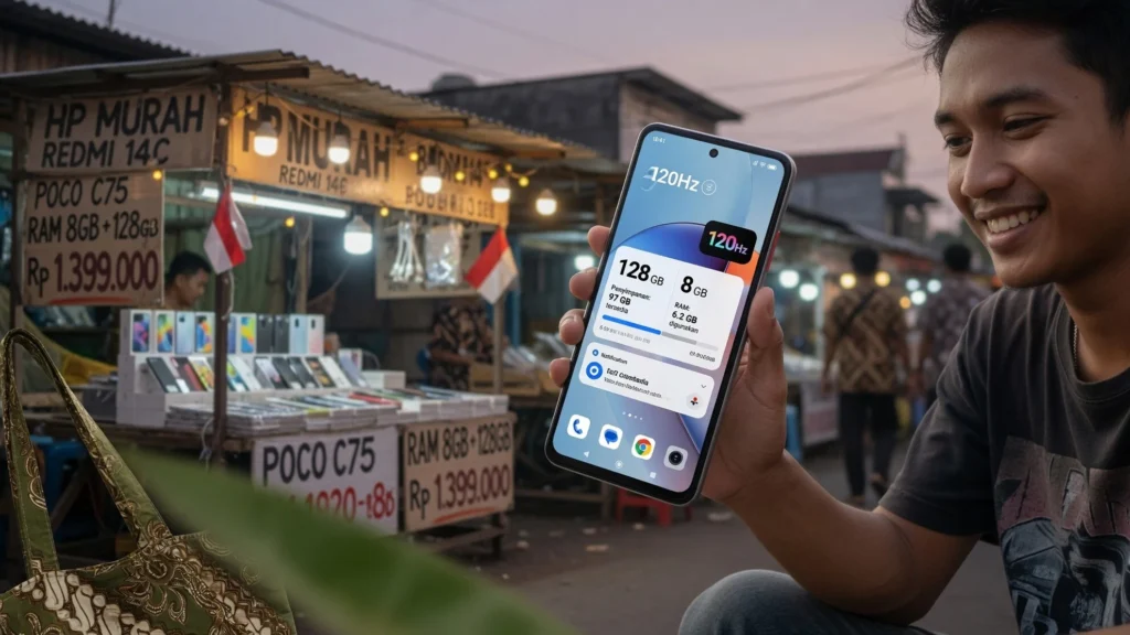 Model Andalan dengan Layar 120Hz dan Memori Besar