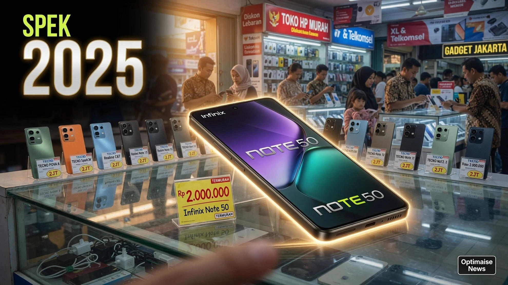 15 Model Usung Spesifikasi HP Premium di Bawah 2 Juta 2025