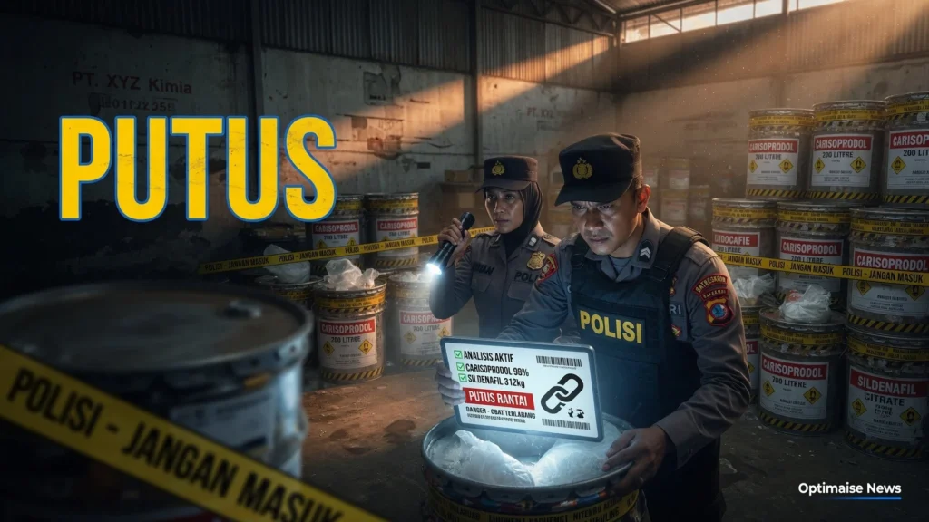 1,5 Ton: Rantai Pasokan Bahan Lab Narkoba Semarang Putus