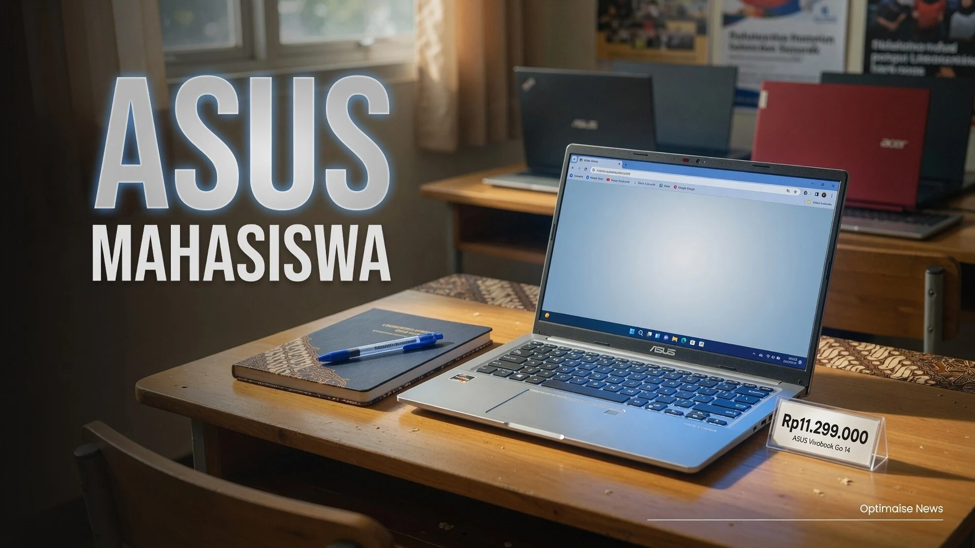 3 Laptop Vivobook Asus untuk Mahasiswa Mulai Rp11 Juta