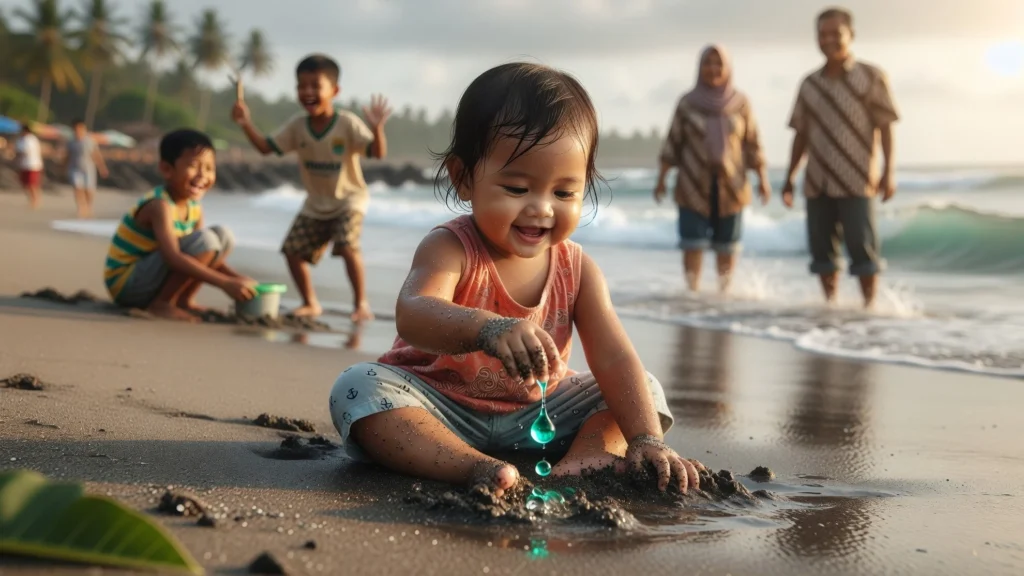 Saat Kamera Berhenti: Shayna, Pasir, dan Ombak yang Datang