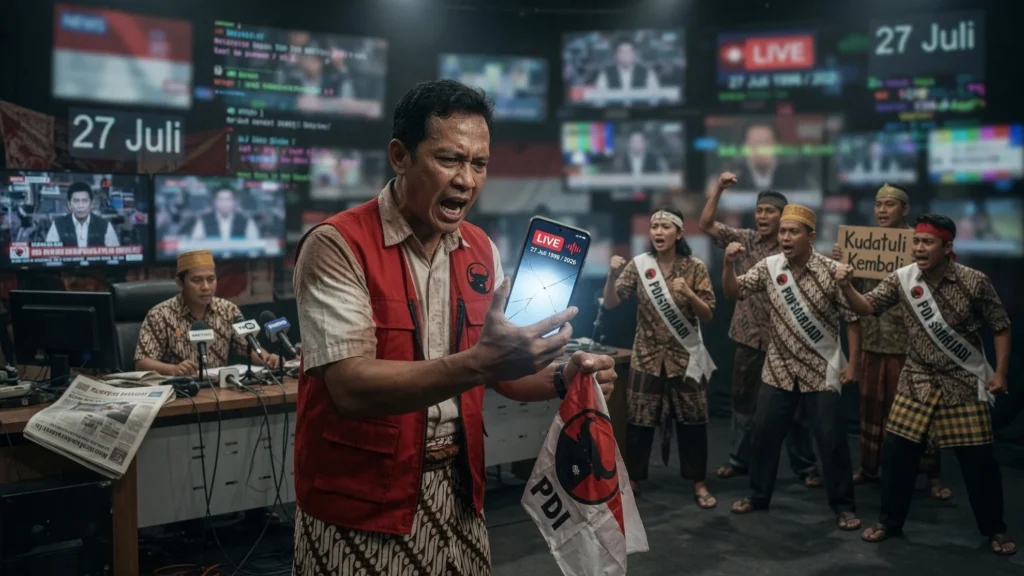 Ritual Adat Melengkapi Visual 30 Tahun Kudatuli