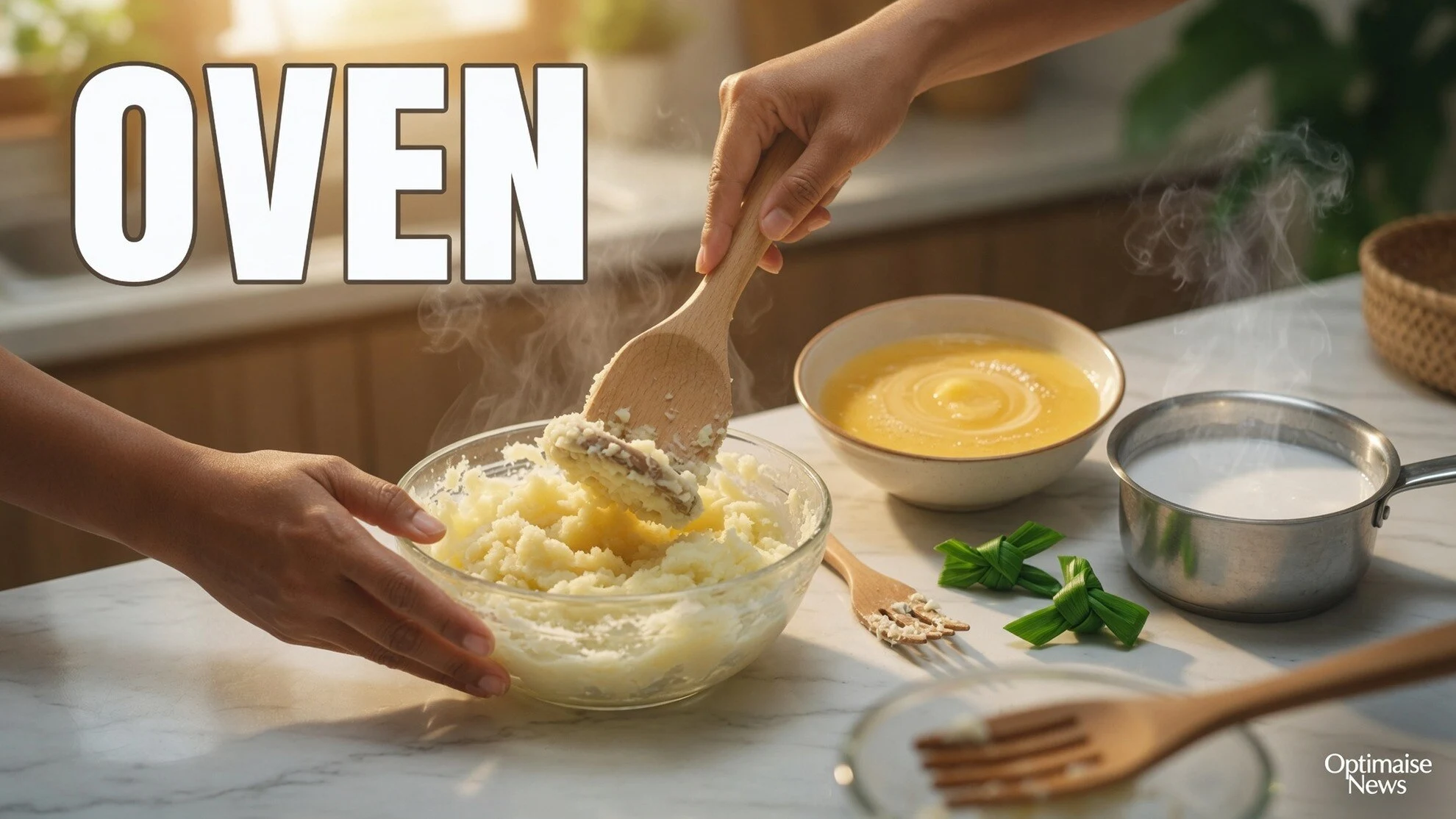 300 Gram Kentang Kukus Jadi Bingka Padat Emas di Oven