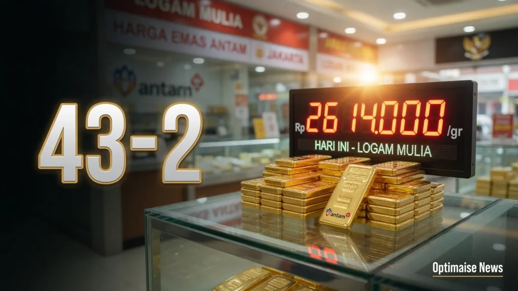 4 Ambang Emas Antam (ANTM) Senin Rp2,43-2,72 Juta