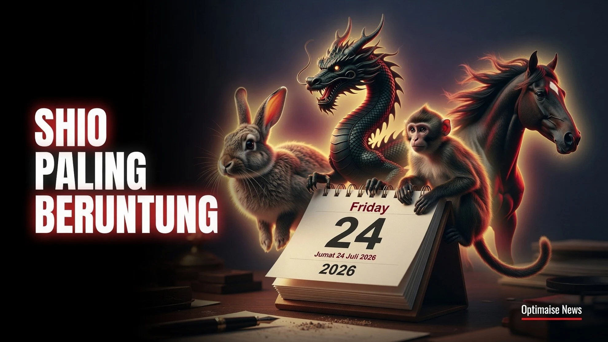 4 Shio Paling Beruntung Raih Peluang di Shio Hari Ini 24 Juli