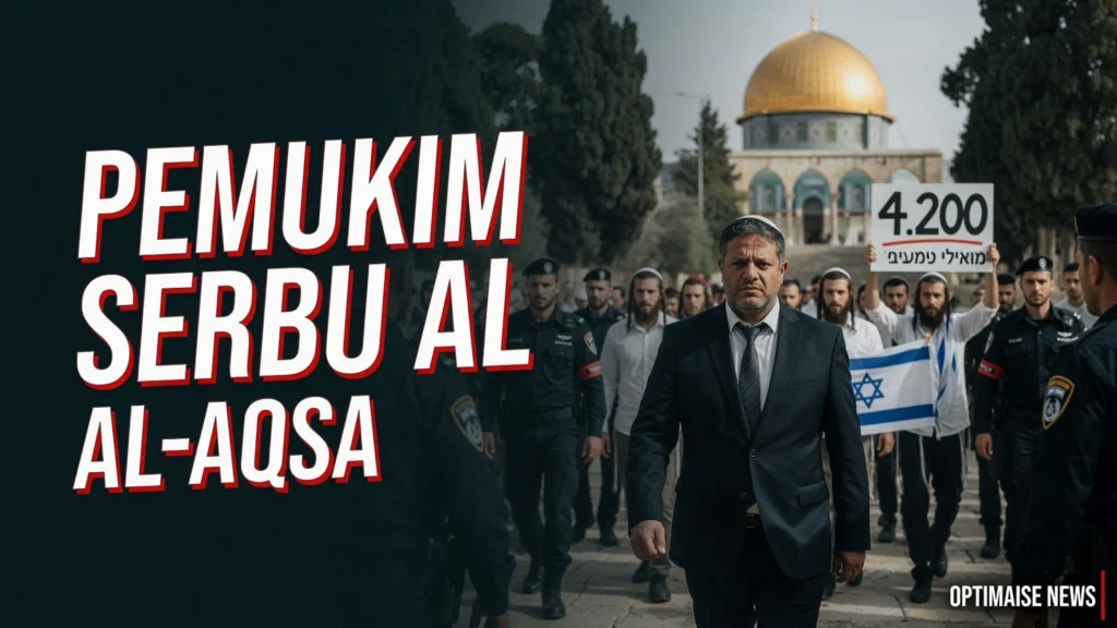 4.200 Pemukim Serbu Al-Aqsa: 8 Negara Termasuk RI Kecam Keras