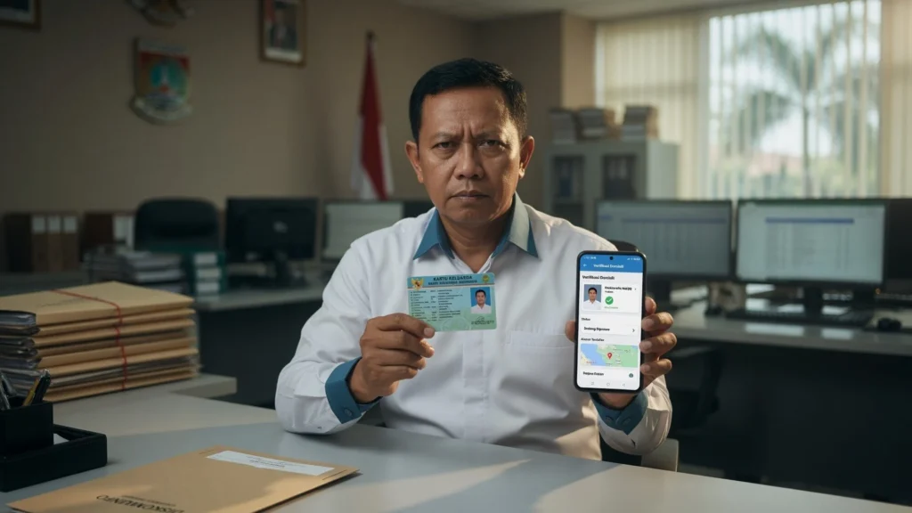 Peran Aplikasi Check-in Warga saat Tempat Tinggal Beda dari KK