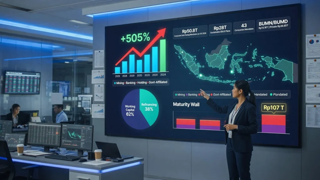 Dorongan jatuh tempo Rp107 triliun dan kekuatan permintaan investor