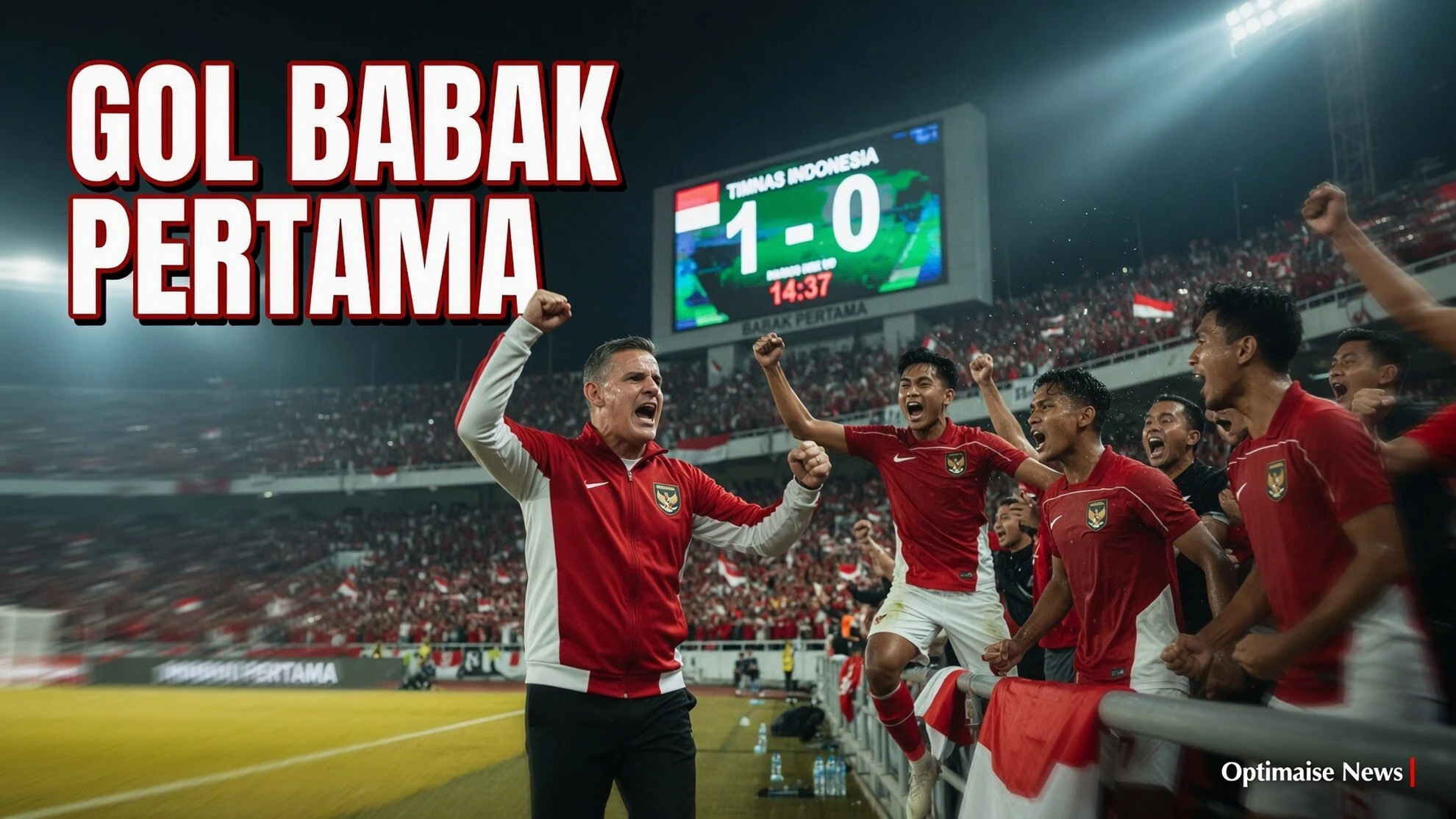 5 Gol Babak Pertama Herdman: Modal Timnas Lawan Kamboja AFF