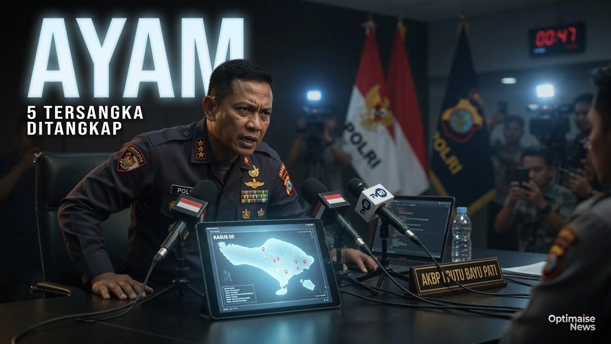 5 Warga Tabanan Tersangka usai Keroyok Terduga Pencuri Ayam