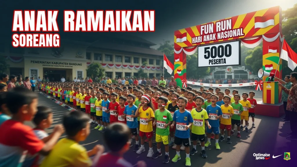 5.000 Anak Ramaikan HAN di Soreang Menuju Kabupaten Layak Anak