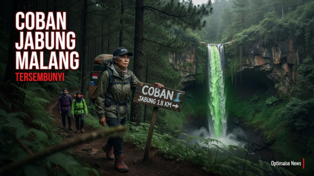 7 Coban Jabung Malang Masih Sepi, Hutan Pinus Siap Trekking