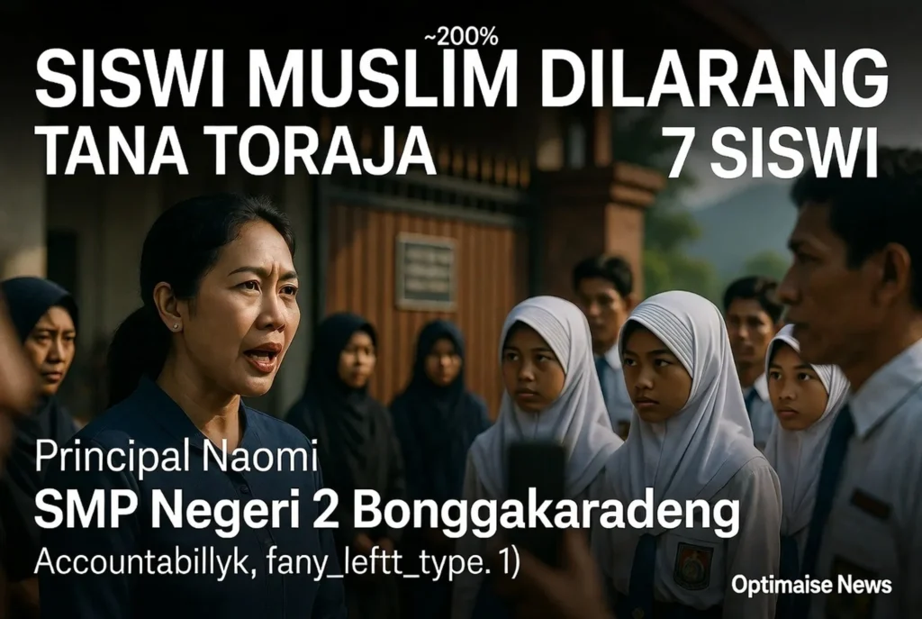 7 Siswi Muslim Dilarang Jilbab di SMP Tana Toraja