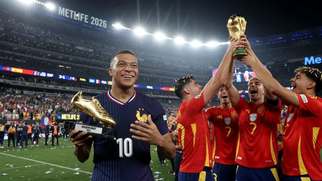 Sepatu Emas untuk Penyerang Prancis di Tengah Pesta Spanyol
