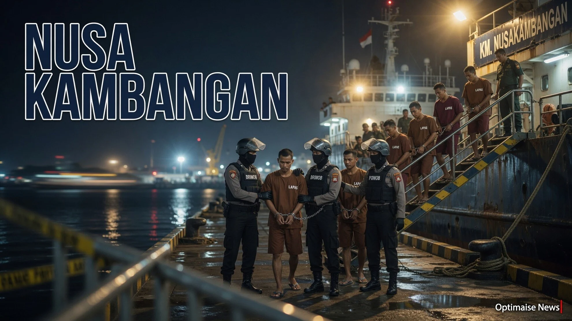 79 Napi Berbahaya Sulsel Disebar ke 7 Lapas Nusakambangan