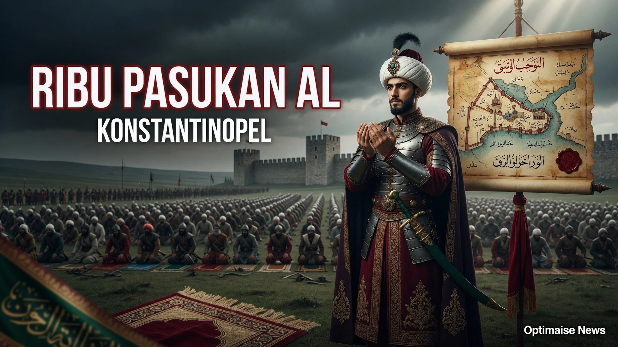 80 Ribu Pasukan Al-Fatih Bentuk Salat Jumat Terpanjang 4 Km