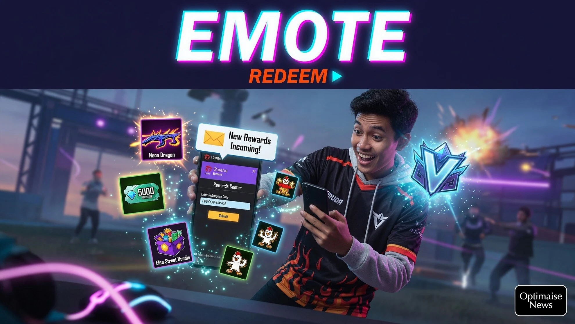 9 Kode Redeem Free Fire 20 Juli 2026: Skin Permanen Emote