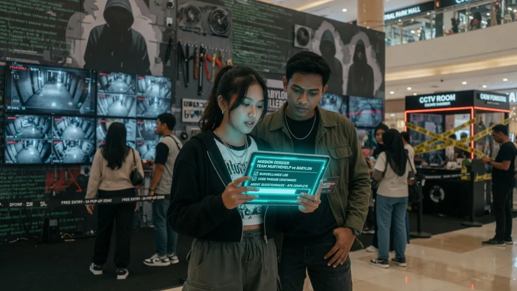 Zona Interaktif: Kuesioner Agen, CCTV Room, hingga Escape Room