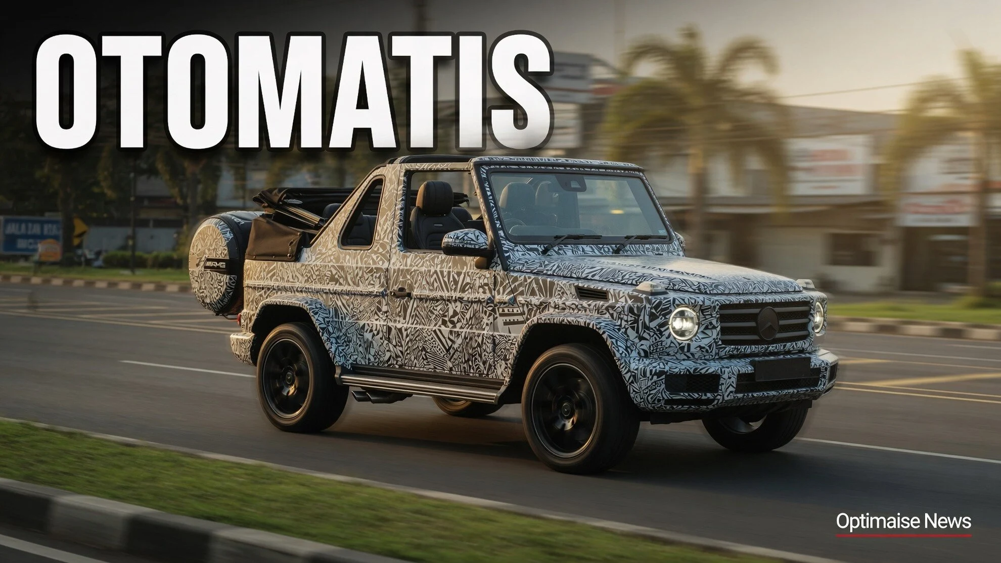 AMG G-Class Cabrio Empat Pintu Soft-Top Otomatis dengan V8 577 HP