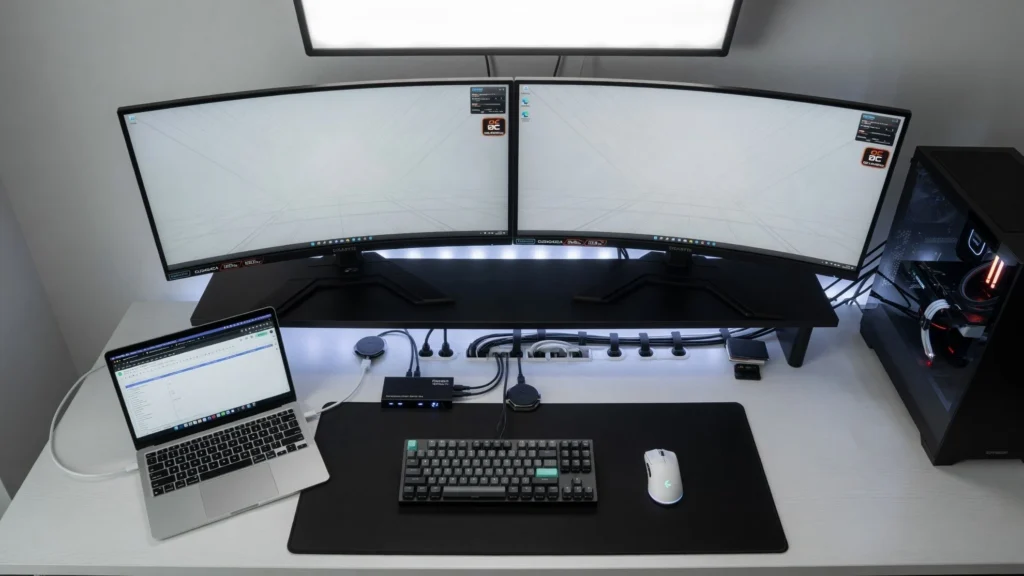 USB-C 90W plus KVM: satu set keyboard mouse untuk PC game dan laptop kerja