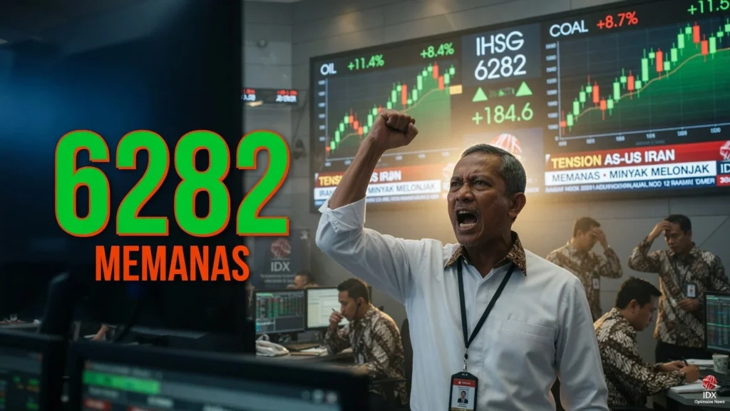 AS Vs Iran Memanas Picu Minyak Naik, IHSG Tembus 6.282