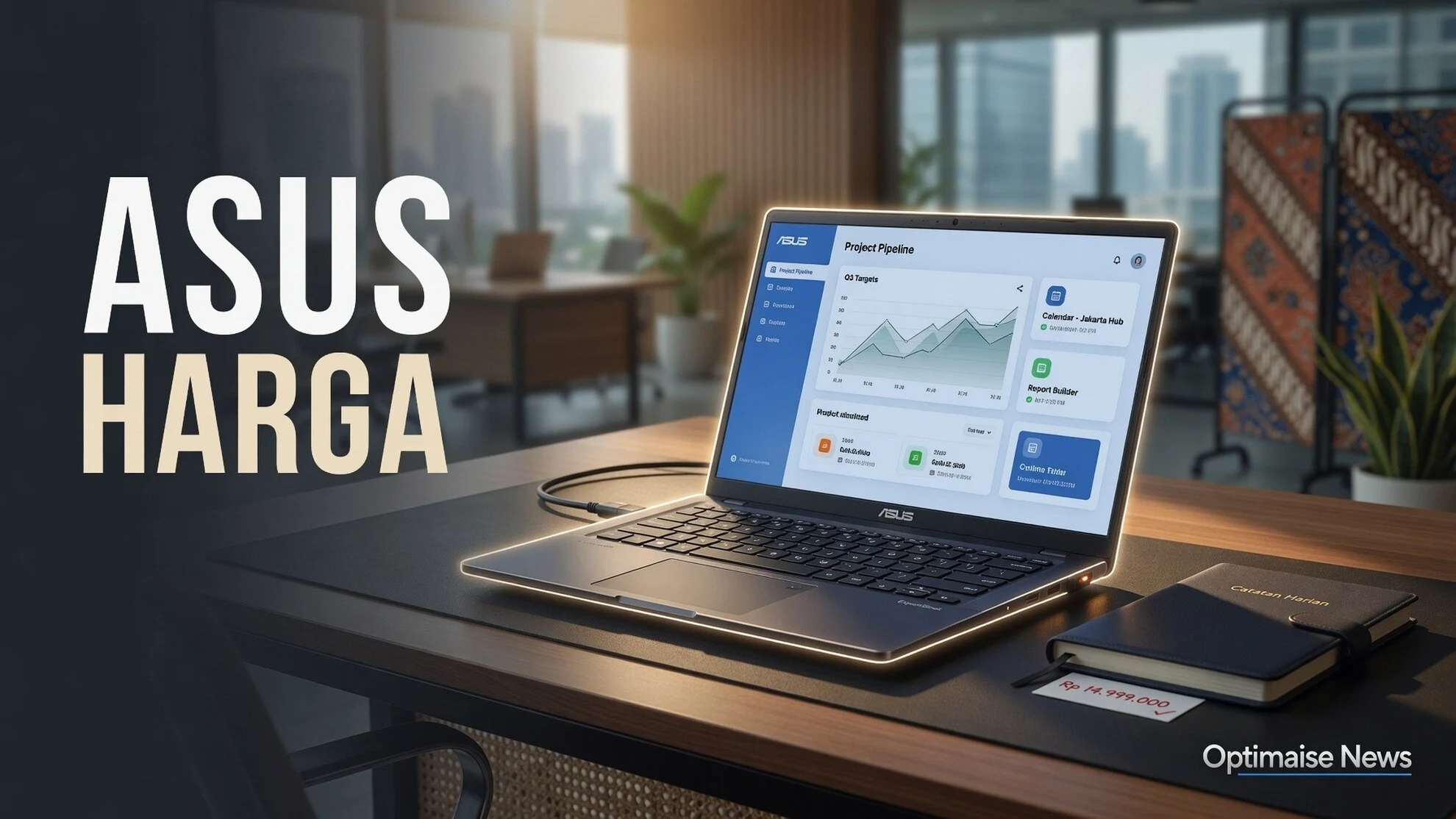 ASUS ExpertBook & Jam Harga Rp19,8 Juta