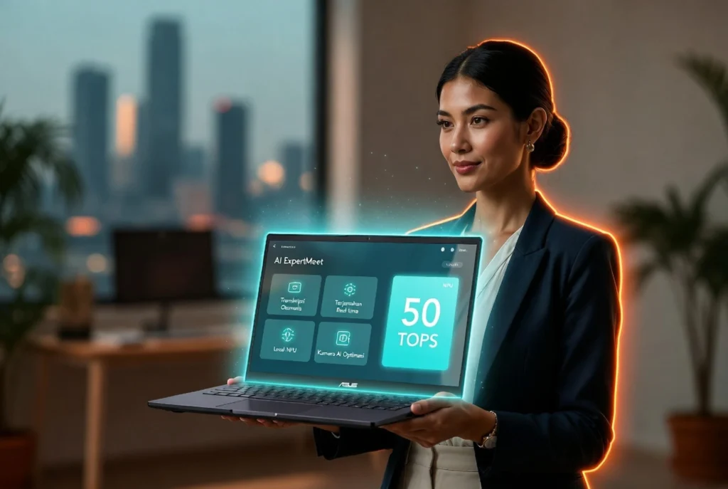 Tandon OLED dan Daya Tahan 100 Kg untuk Laptop Bisnis Premium