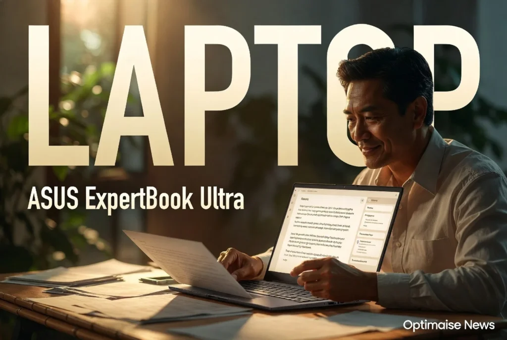 ASUS ExpertBook Ultra Laptop Bisnis dengan AI On-Device 50 TOPS