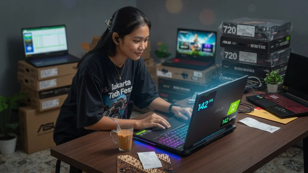 Model Terlaris: Gaming ASUS dan Acer Nitro