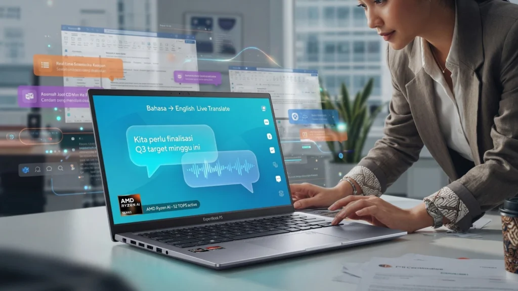 Fitur Produktivitas Harian: Ringkas Rapat hingga Terjemahan Real-time