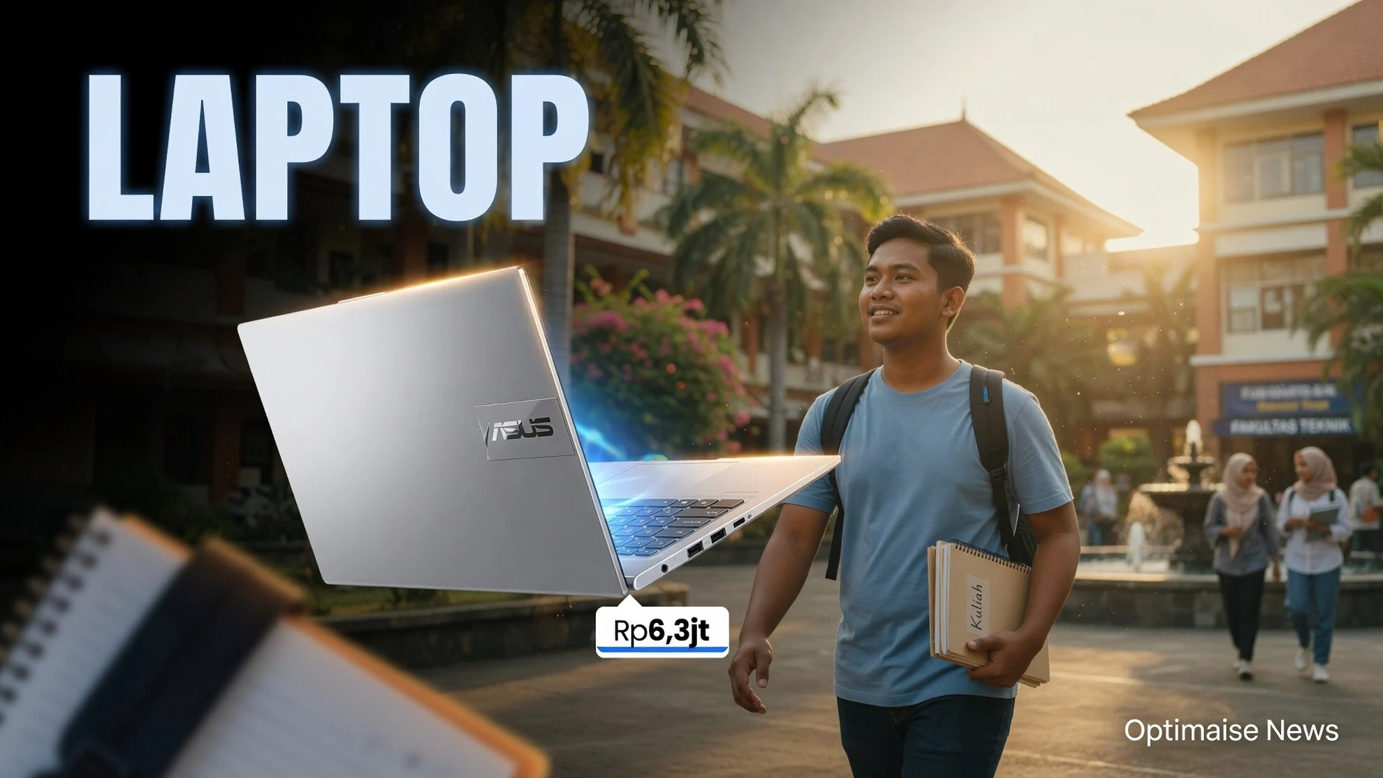 ASUS Vivobook Go 14 Jadi Laptop Ringan Kampus Mulai Rp6,3 Juta