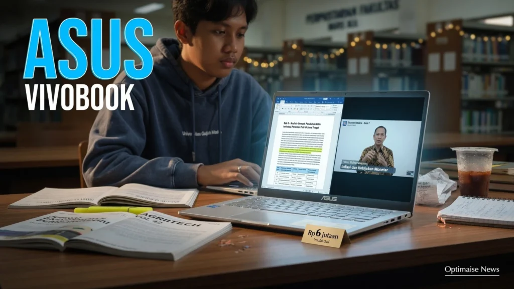 ASUS Vivobook Go 14: Laptop Multitasking Kuliah Lancar Rp6 Jutaan