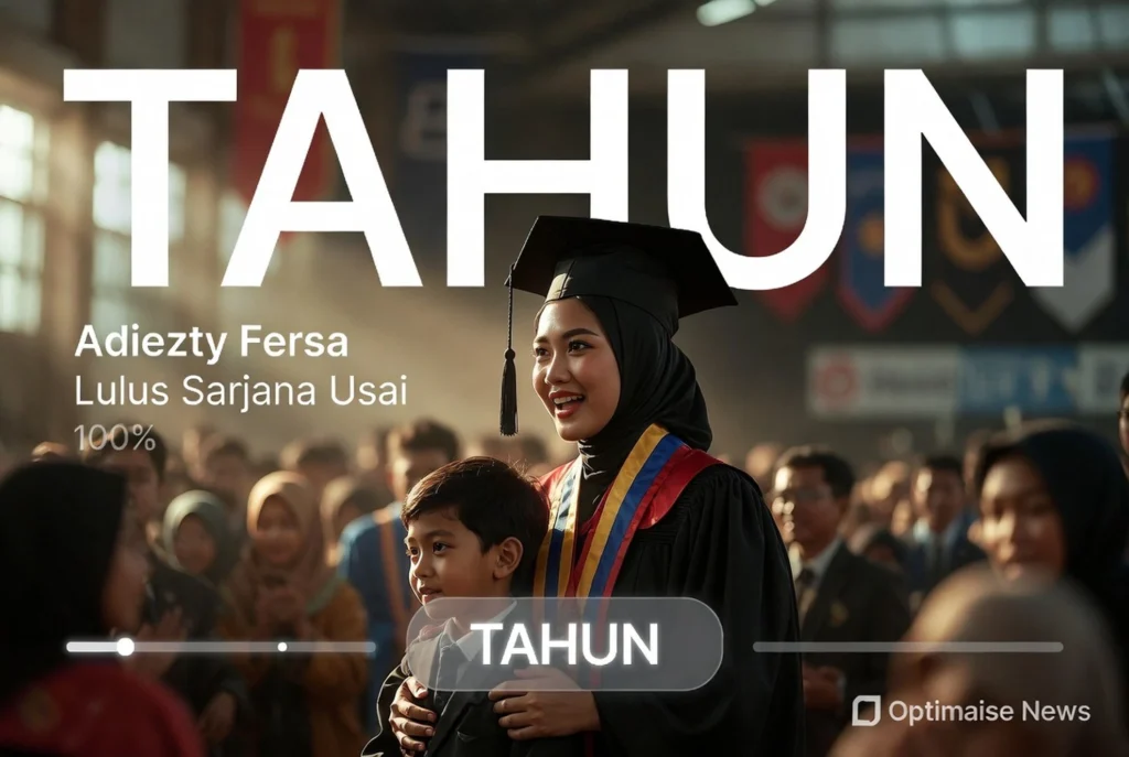 Adiezty Fersa Lulus Sarjana Usai 18 Tahun