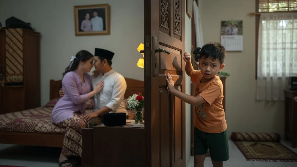 Ketukan Pintu dan Pertanyaan 'Papa Mana?'