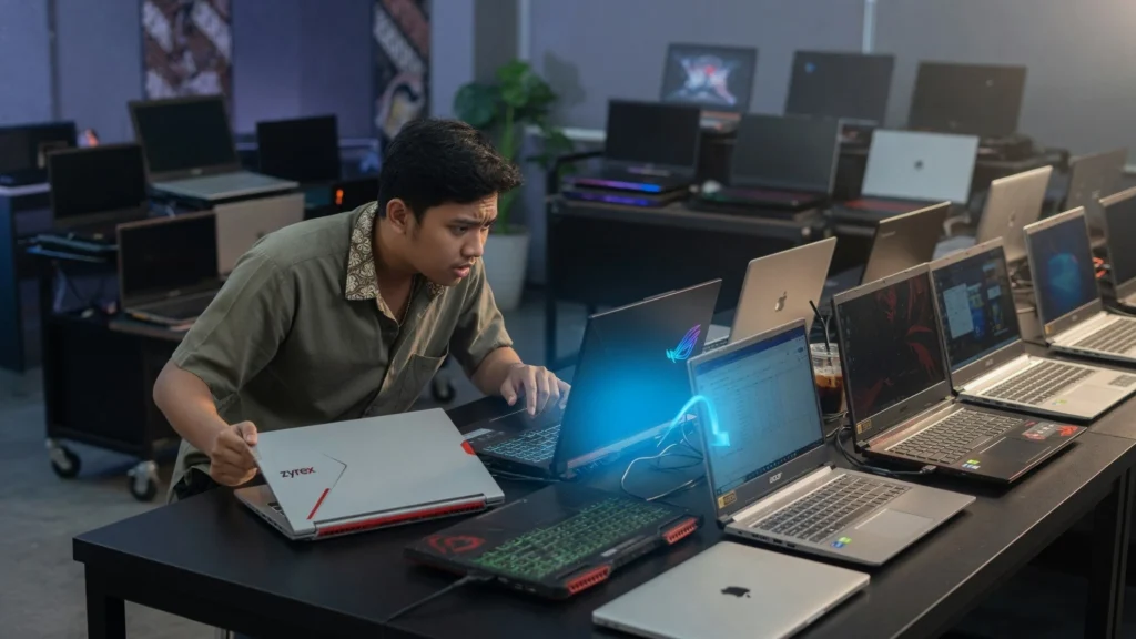 Merek Lokal Axioo-Zyrex Bersanding dengan ASUS, Acer, MSI, Apple