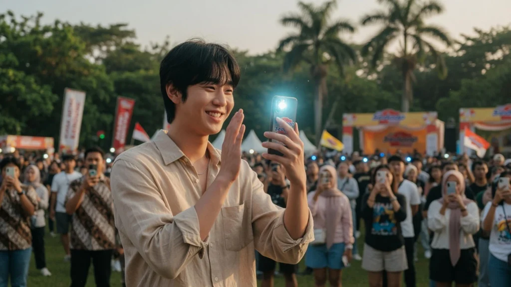 Kunjungan Perdana Ahn Hyo Seop ke Bandung dan Pujian Cuaca Dibanding Korea