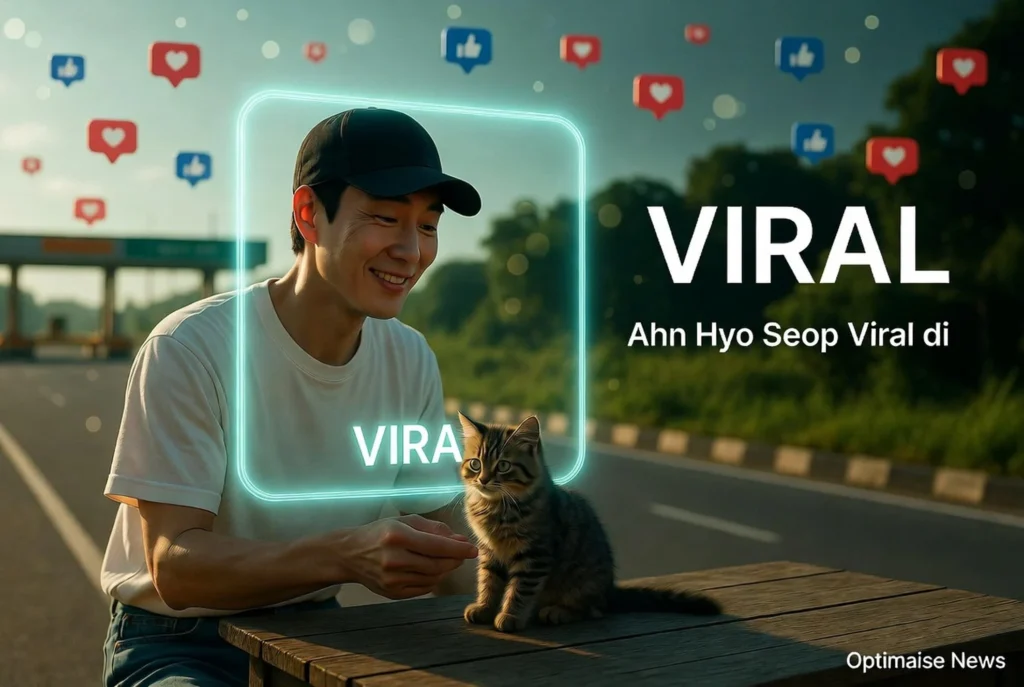 Ahn Hyo Seop Viral di Rest Area Cipularang Selama Promosi Lokal