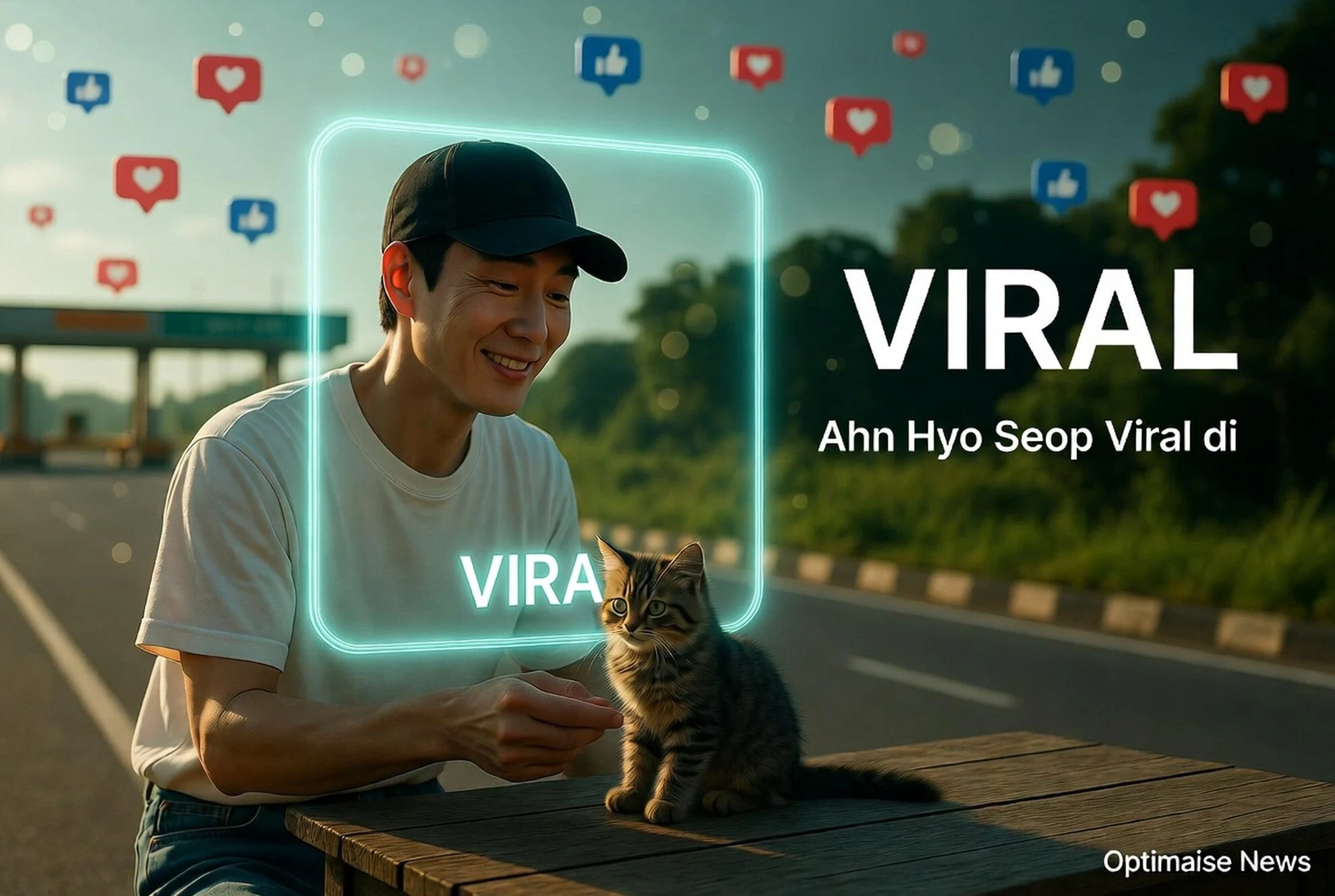 Ahn Hyo Seop Viral di Rest Area Cipularang Selama Promosi Lokal