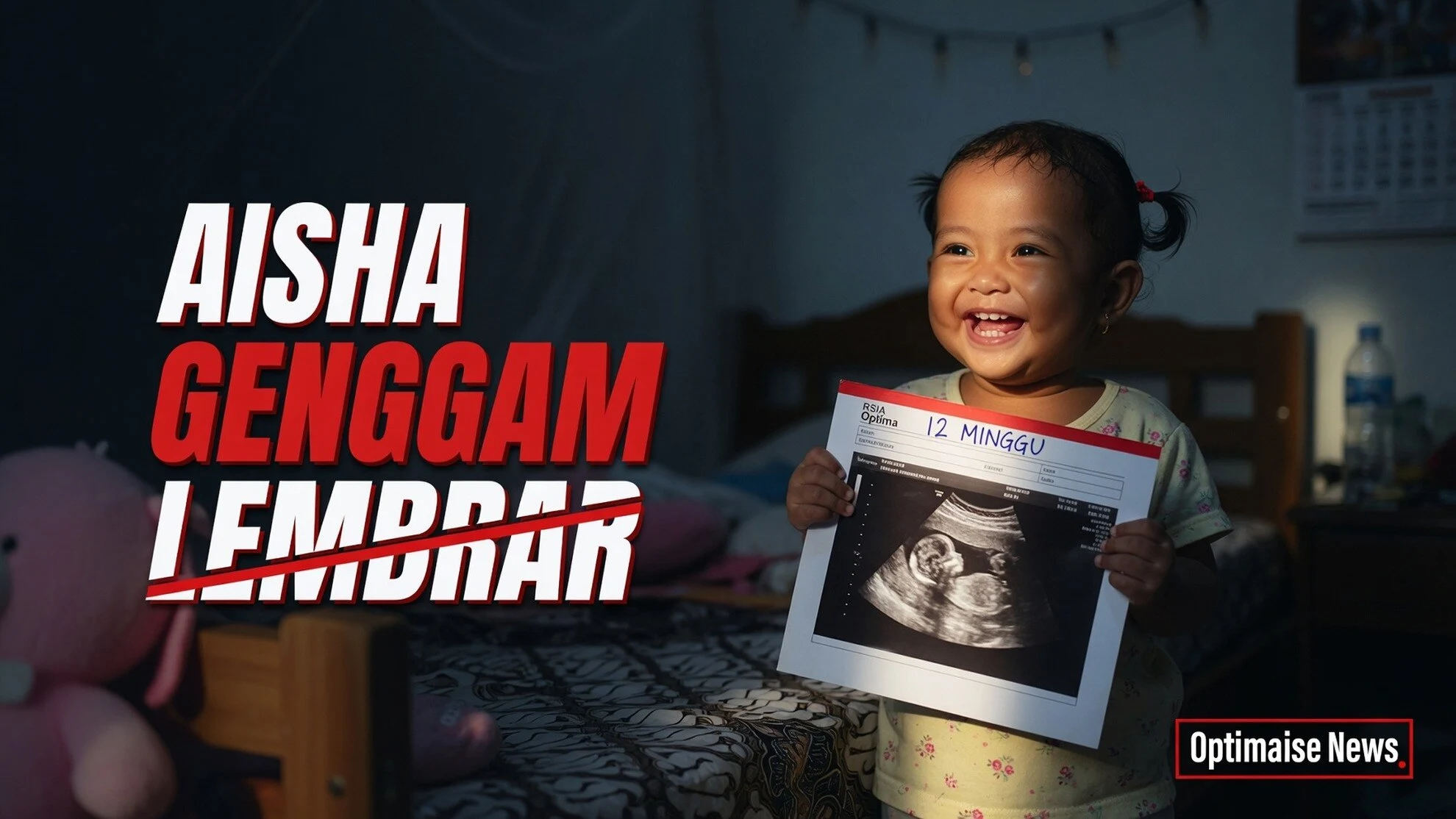 Aisha Genggam Lembar USG
