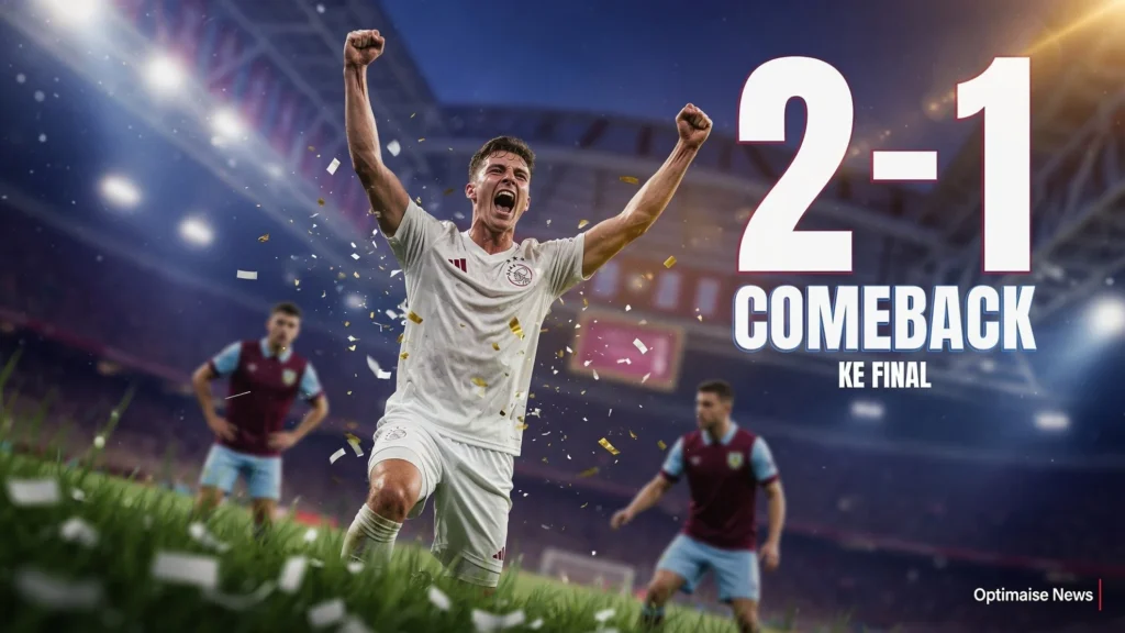 Ajax vs Burnley 2-1: Streaming YouTube Gratis, Bouwman Buka Skor