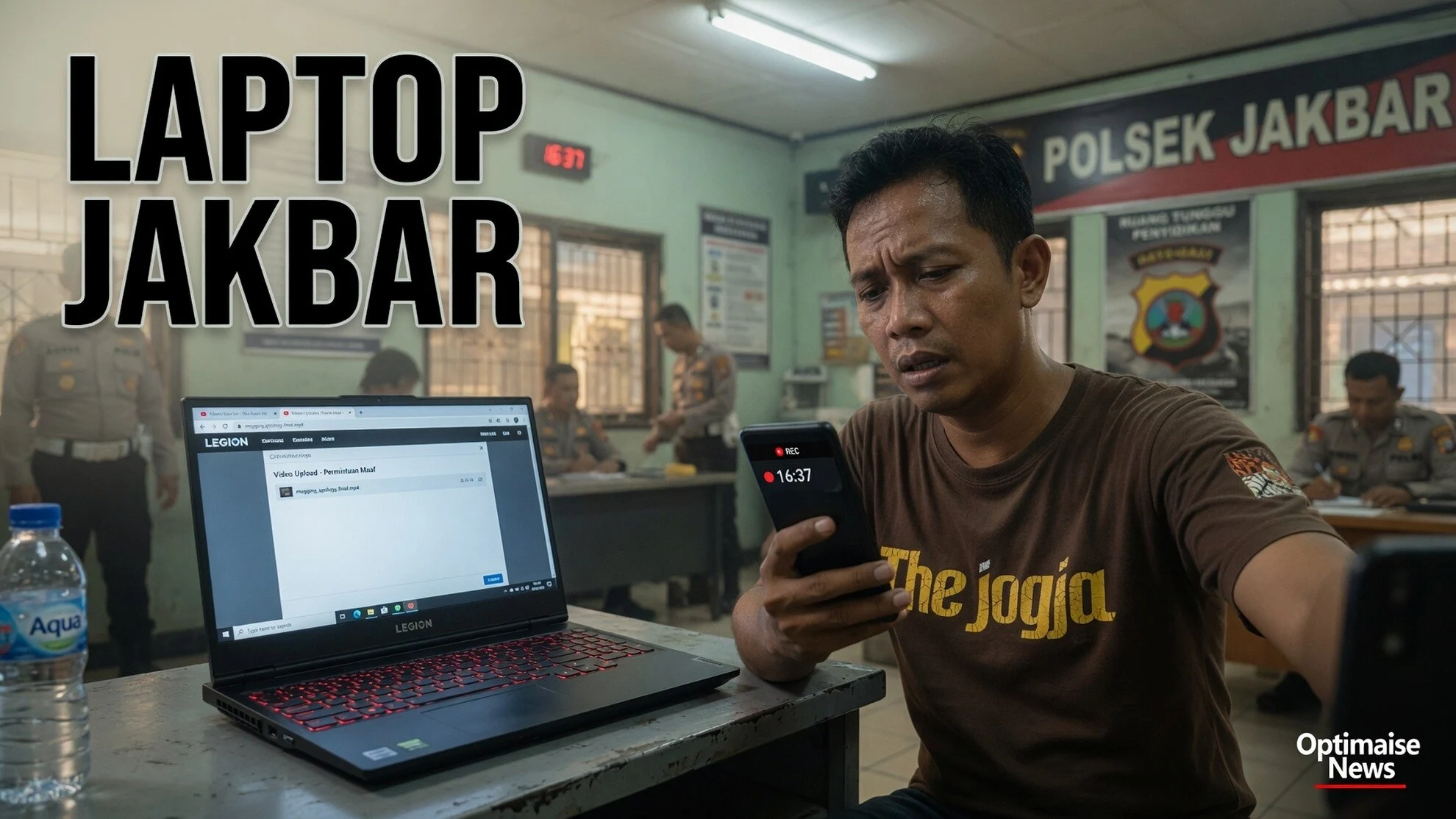Akuntan Cengkareng Rekayasa Begal Laptop Lenovo Legion demi Cicilan