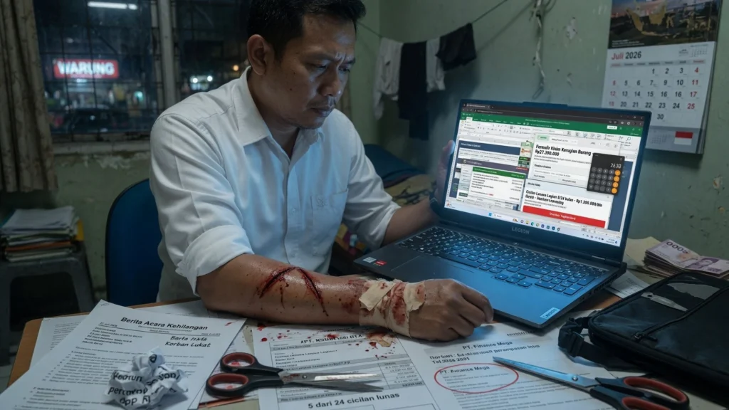 Luka Gunting di Lengan Kiri dan Laptop yang Tak Pernah Dirampas