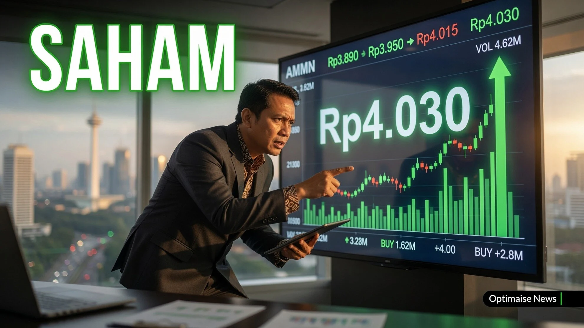 Alexander Ramlie Akumulasi 4,62 Juta Saham AMMN Rp18,16 M