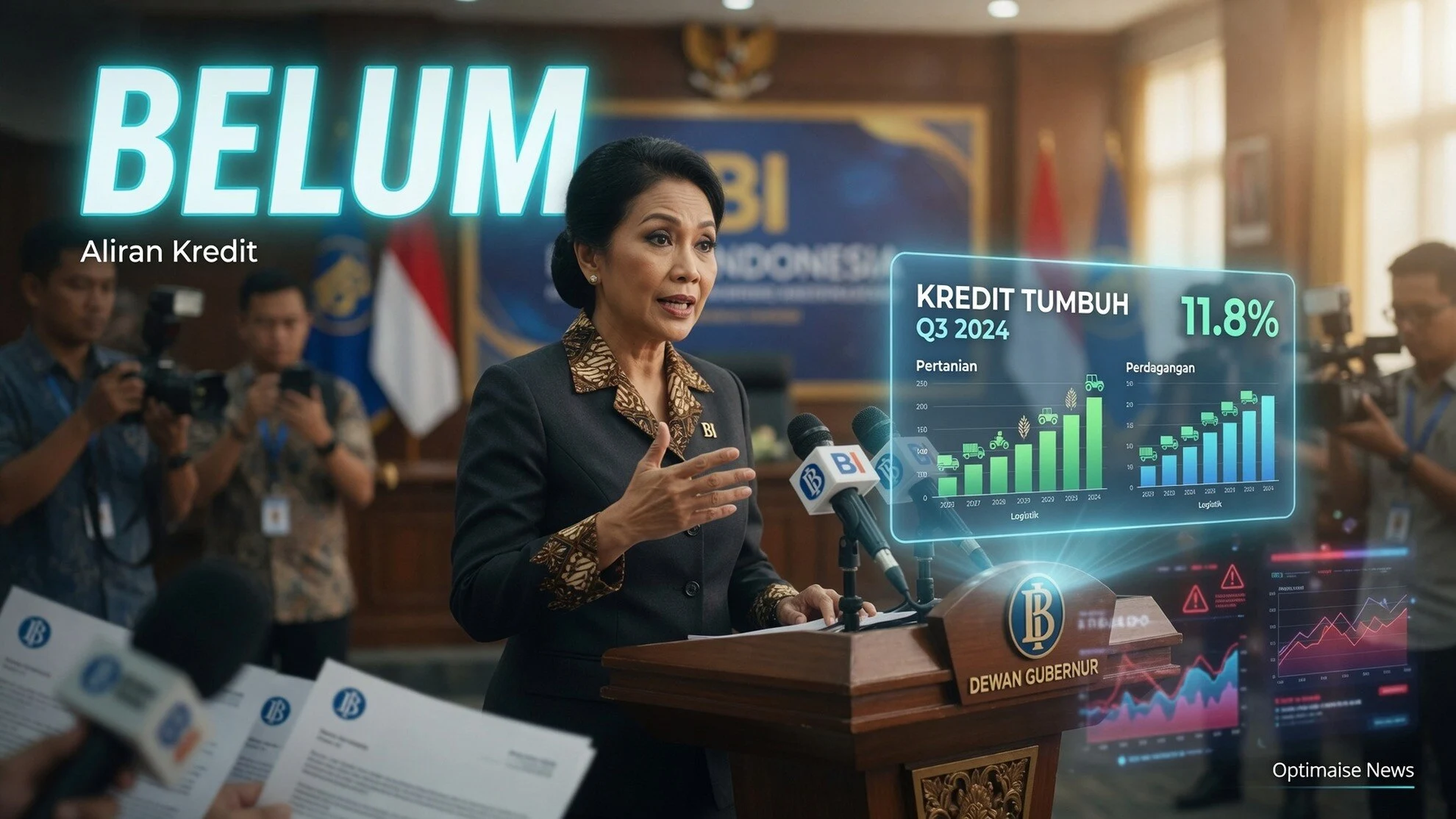 Aliran Kredit ke Empat Sektor Prioritas Dinilai Belum