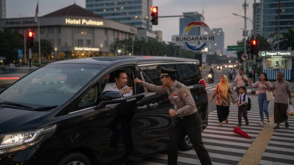 Jejak Nopol D-1828-XHQ: Alphard Hitam vs Daihatsu Silver