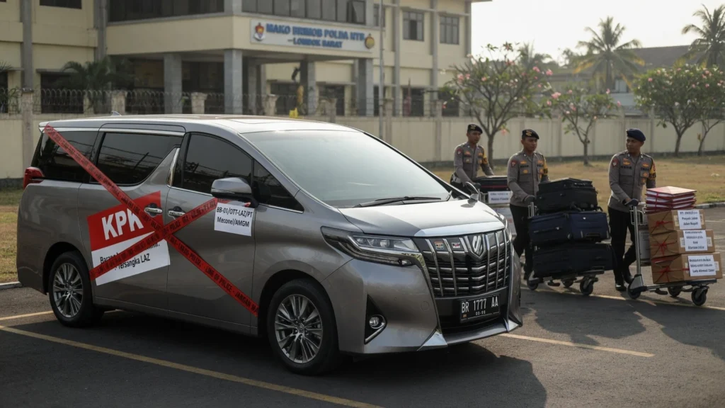 Lima Koper Dokumen Diangkut dari Kantor Bupati