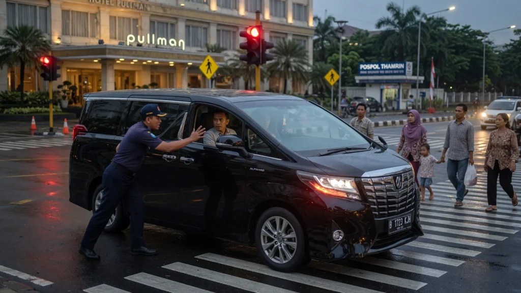 Cekcok Satpam-Sopir Berakhir Mediasi Kekeluargaan di Pospol Thamrin